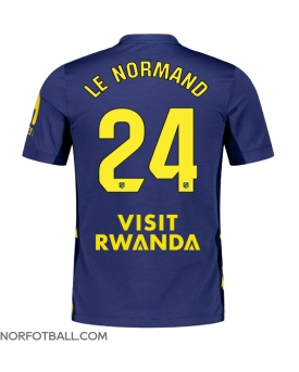 Billige Fotballdrakt Atletico Madrid Robin Le Normand #24 Replika Bortedrakt 2025-26 Kortermet Billige Fotballdrakt Atletico Madrid Robin Le Normand #24 Replika Bortedrakt 2025-26 Kortermet
